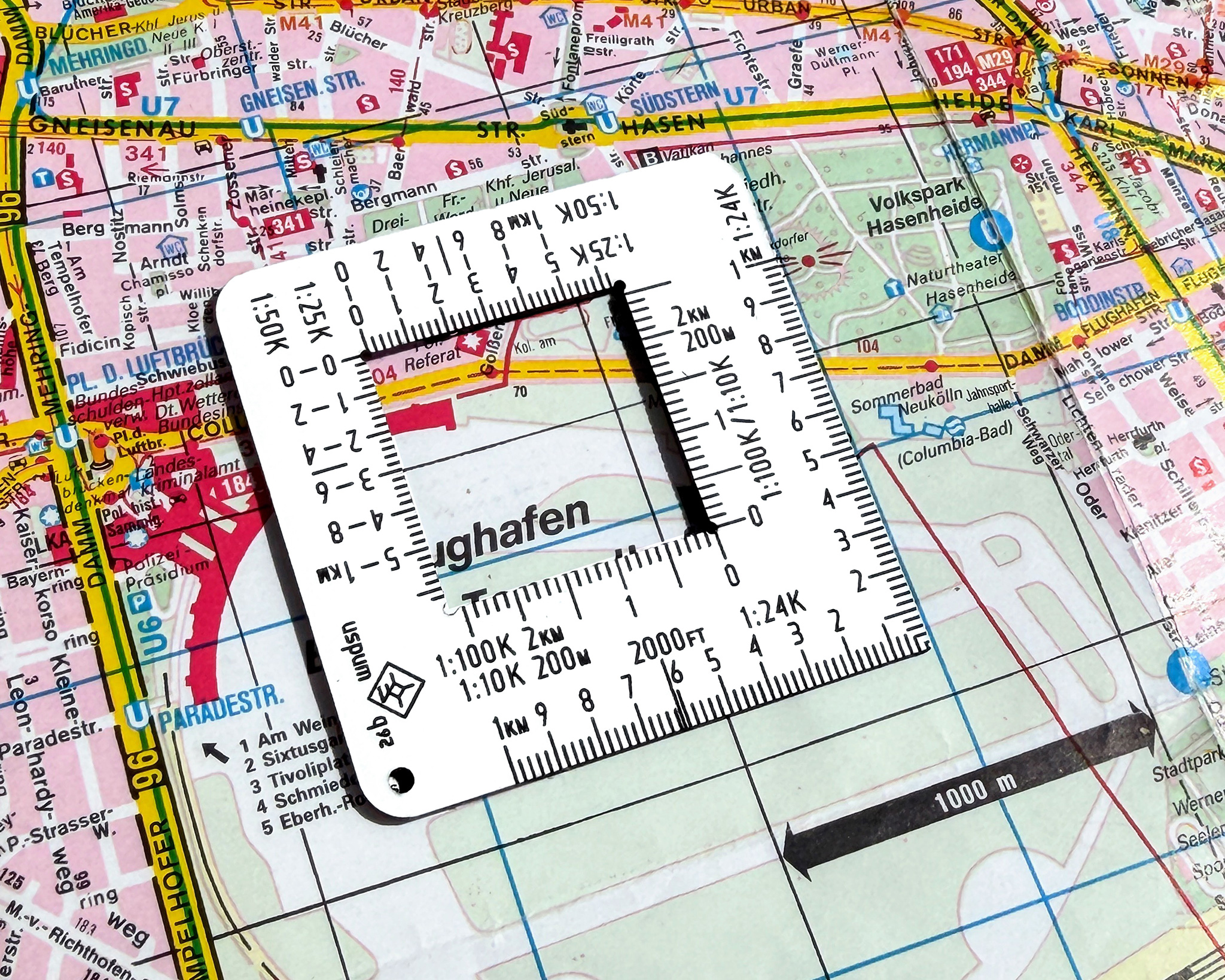 Wndsn Coordinate Scale Square on a Berlin map.